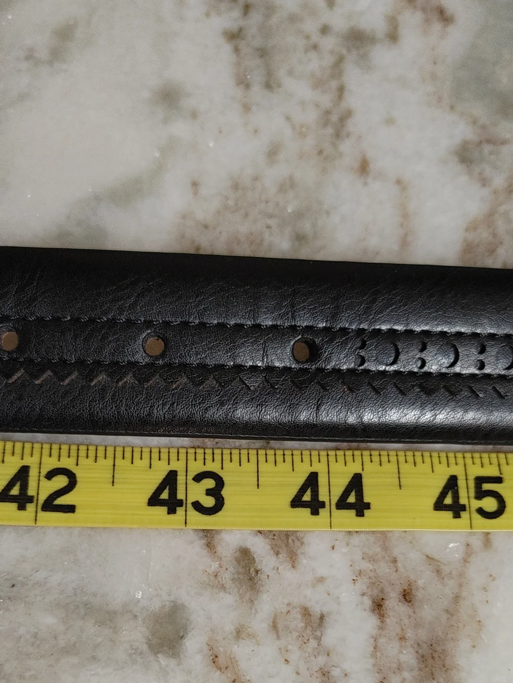 Cole Haan Black Western Style Belt Size 40